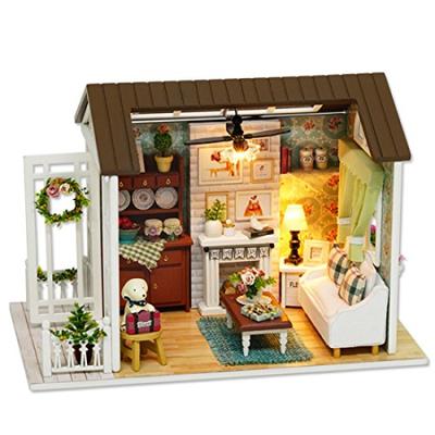 Dollhouse Handmade Kit Set Miniature American Style HAPPY TIMES (t-FREAK)