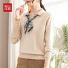 Hodo Women's Elegant Long-Sleeved Knit Pullover