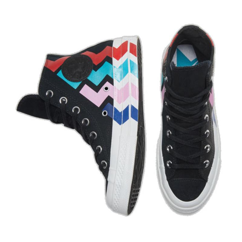 Converse Chuck 1970s Comfortable & Stylish Breathable High Top Espadrilles Women's Black