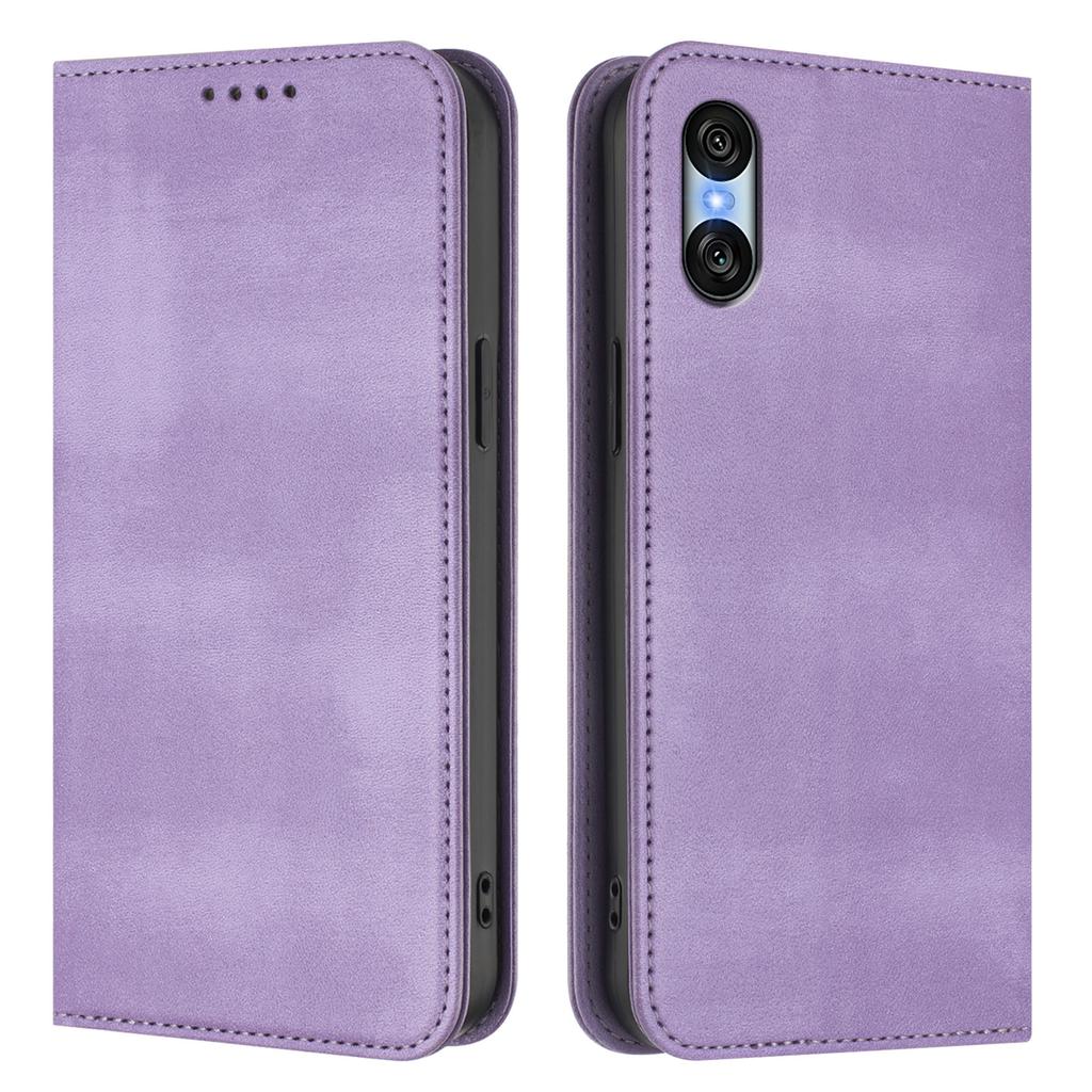 For Sony Xperia 10 VI Wallet Cases Retro Texture RFID Blocking Leather Phone Cover