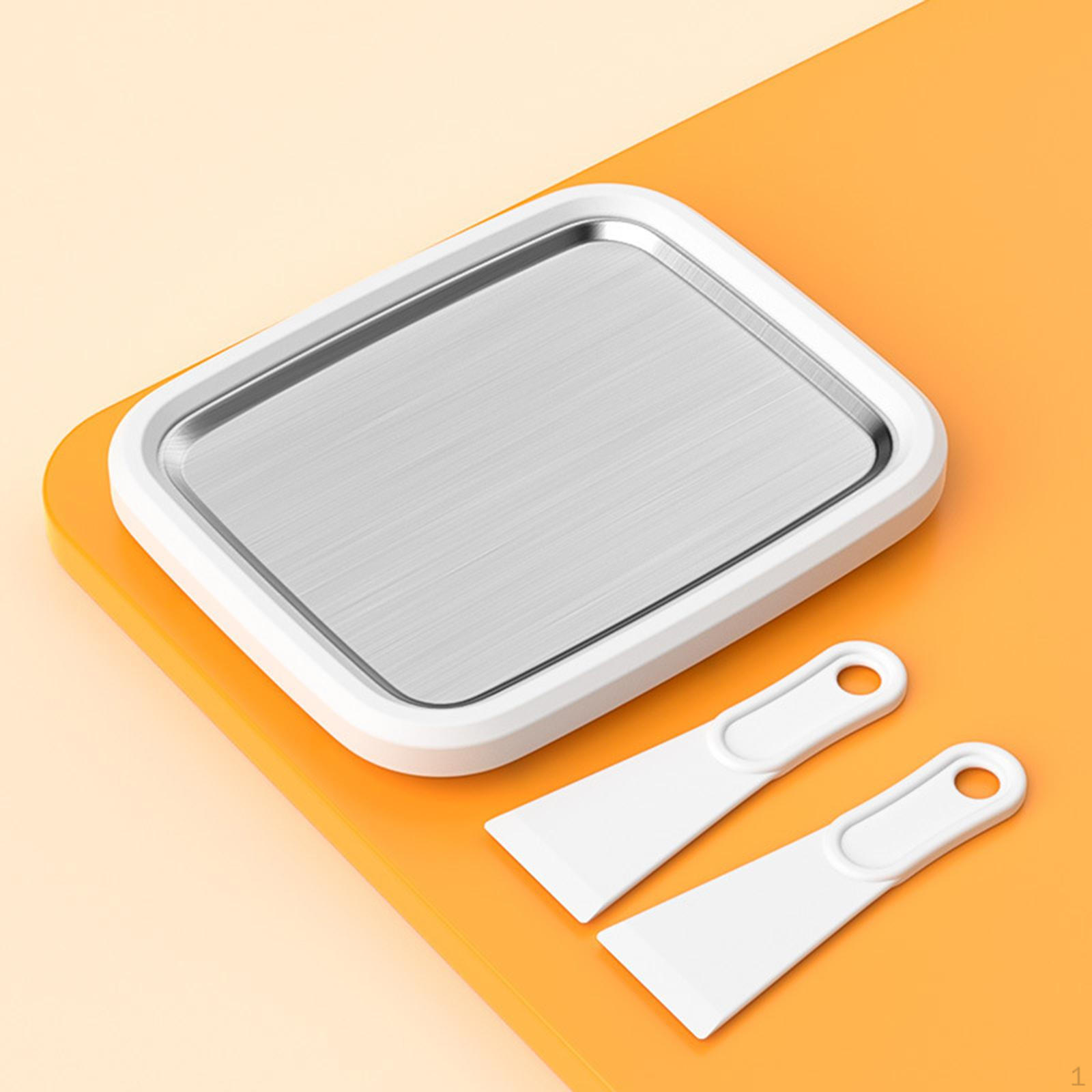 

Мини-мороженица с 2 лопатками, тарелка для замороженного йогурта, фруктовый салат, сладкая сковорода для роллов