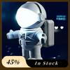 A60Z Top 2X LED USB Night Light Astronaut Shape Lighting Adjustable Foldable For Computer PC Laptop Novelty Spaceman Lamp
