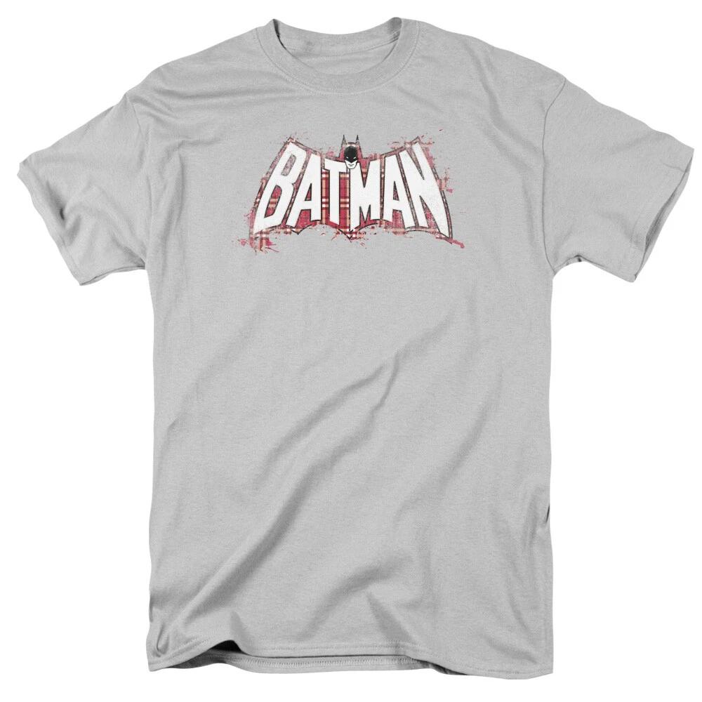 Batman  Plaid Splat Logo  T-Shirt S
