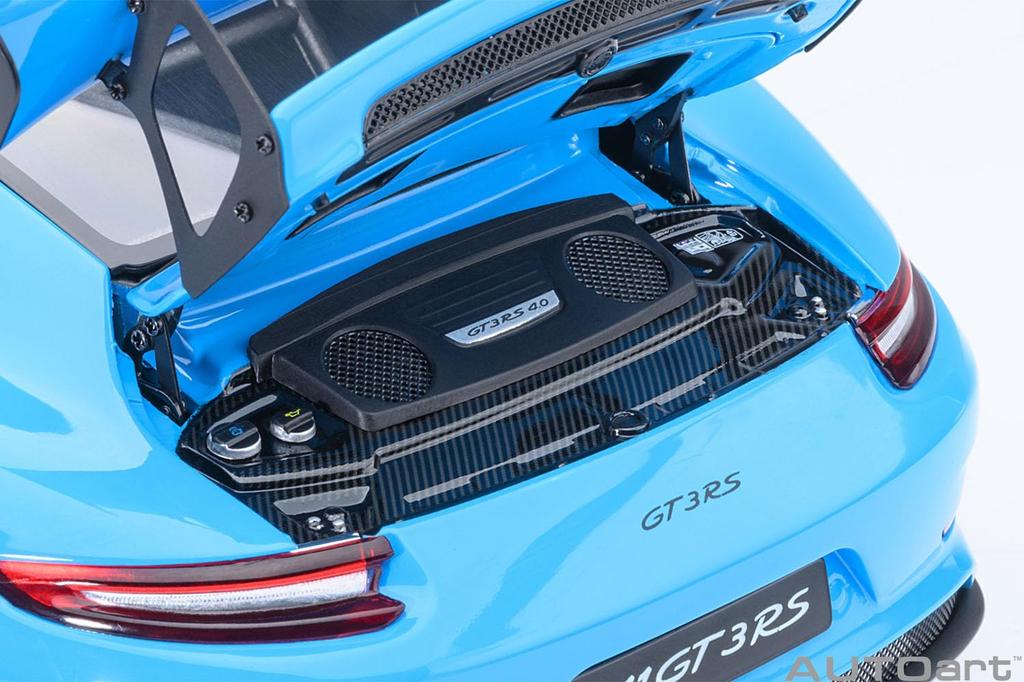 AUTOart 118 Porsche 911 (991.2) GT3 RS (Light Blue) Finished Model 78182