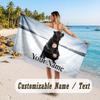 Custom Name Large Beach Towel,Kontra K Quick Absorbent Towel For Outdoor Travel Poolside