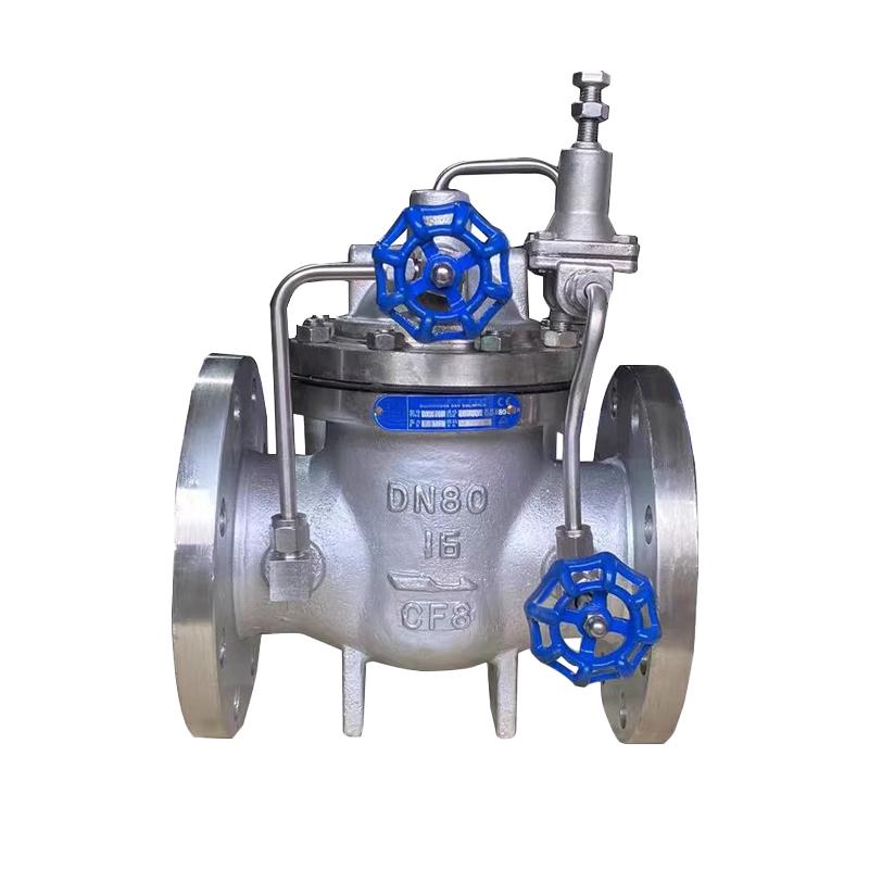 Langwei 304 Stainless Steel Pilot Operated Pressure Reducing Valve