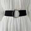 Belts for Women Simple Waist Elastic Ladies Band Round Buckle Decoration Coat Sweater Fashion Dress Waistband