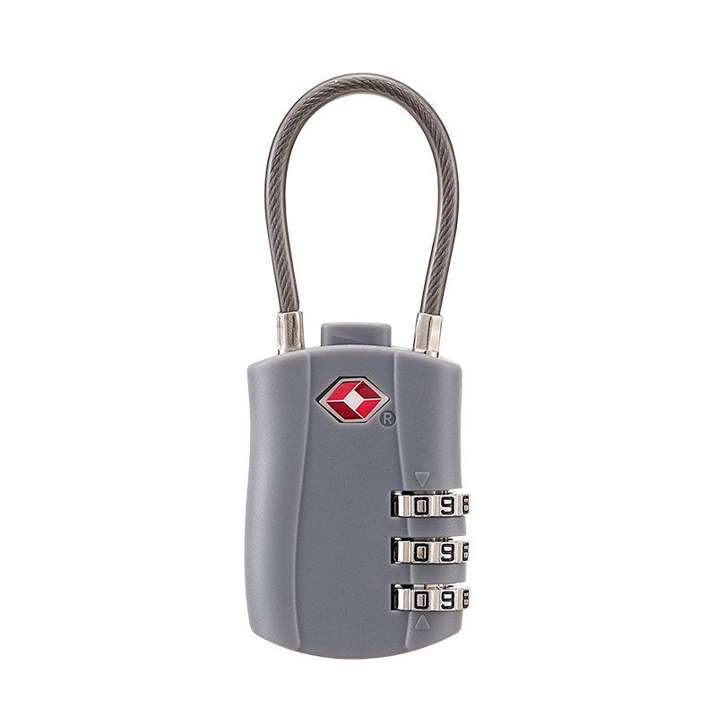 3-Digit TSA Approved Padlock for Luggage, Backpack, Drawer, and Storage