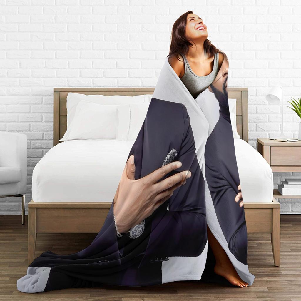 Fally ipupa Blanket Super Warm Aesthetic Plush Throw Blanket For Living Room Decorative Flannel Bedspread Bed Cover