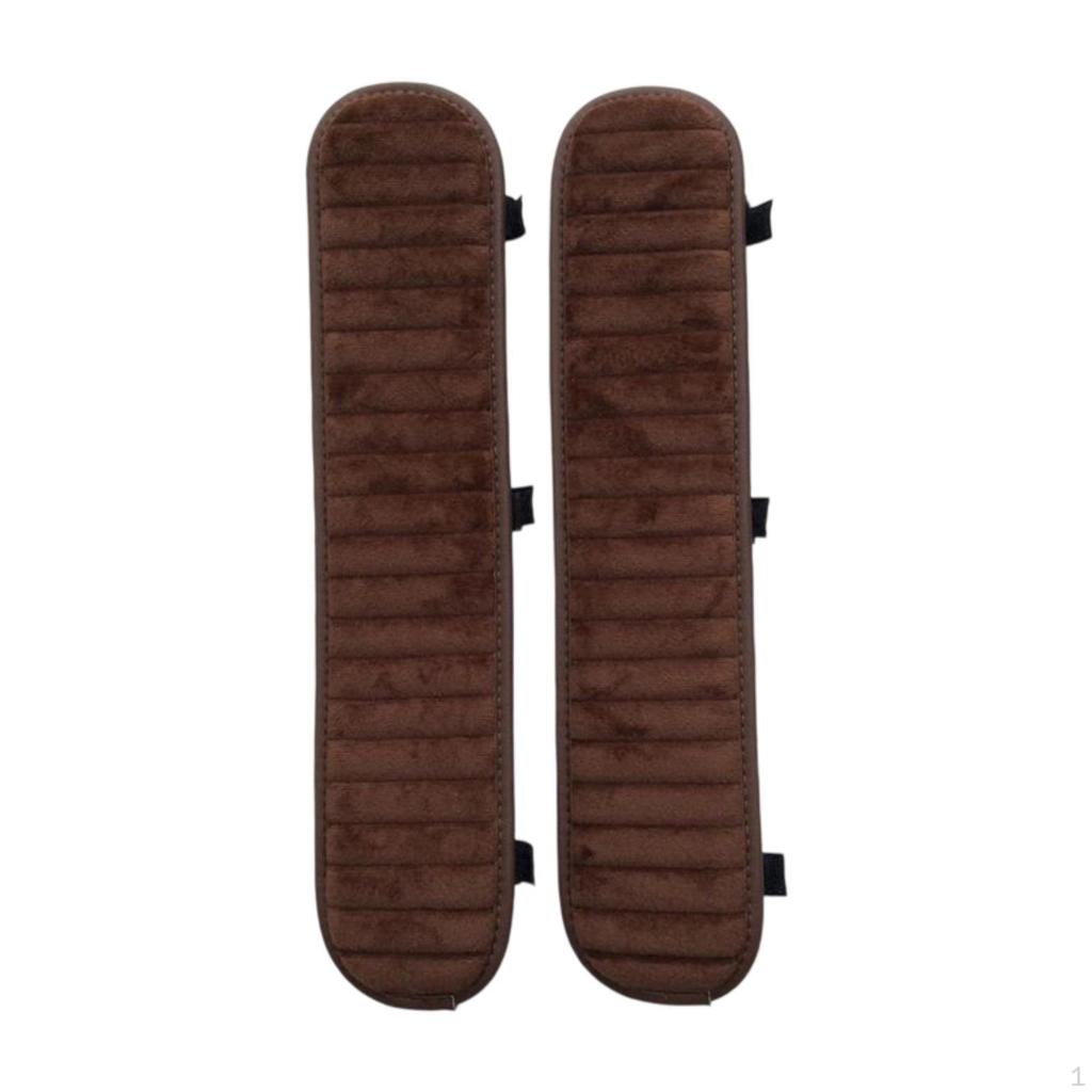 2 Pieces Chair Armrest Pad Office Cushion Elbow Support Arm Rest Velvet Material
