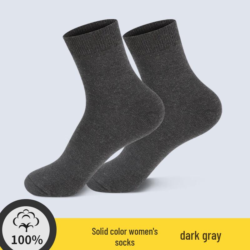 LangSha Women s Cotton Mid-Calf Socks