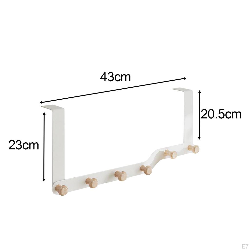 Back Door Hook, Wall Organizer, Hanging Hook with Coat Rack, for Bathroom, Belt,