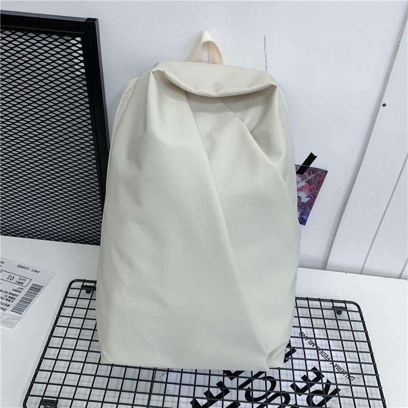 School bag men's college students simple Japanese high school backpack ins trendy cool trend large capacity casual backpack women