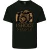 Photography I Shoot People Photographer Mens Cotton T-Shirt Tee Top
