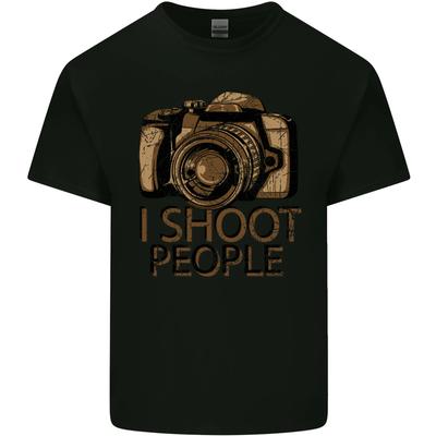 Photography I Shoot People Photographer Mens Cotton T-Shirt Tee Top