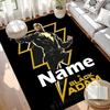 Custom Name Personalized Black Adam Print Carpet, Versatile Home Decor Rug, for Playroom, Apartment, Balcony, Entryway, Hallway Gift