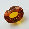 5.65 Ct Flawless CEYLON SAPPHIRE Natural ORANGE Oval Shape CERTIFIED Gemstone