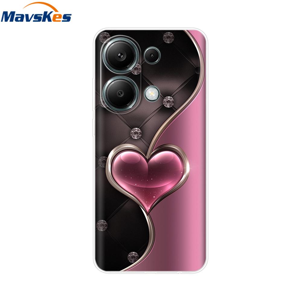For Redmi Note 13 4G 5G Case Fashion Panda Phone Cover For Xiaomi Redmi Note 13 Pro 4G 5G Cases 13Pro Plus Soft Silicone Funda