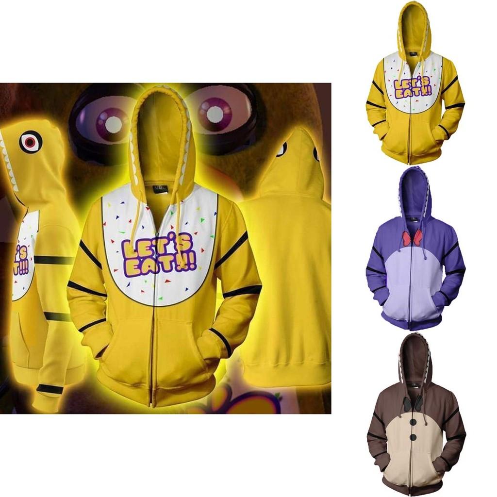 Hanorac premium costum cosplay Five Nights At Freddy's Fnaf cu model vibrant