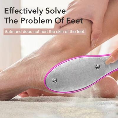 Stainless Steel Dead Skin Remover Double-sided Foot File New Foot Rasp  Foot Care