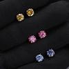 Fashion Stud Earrings 18K Gold Plated Sterling Silver 925 Hoop Earrings Gemstone Moissanite Piercing Men Women Tarnish Earrings