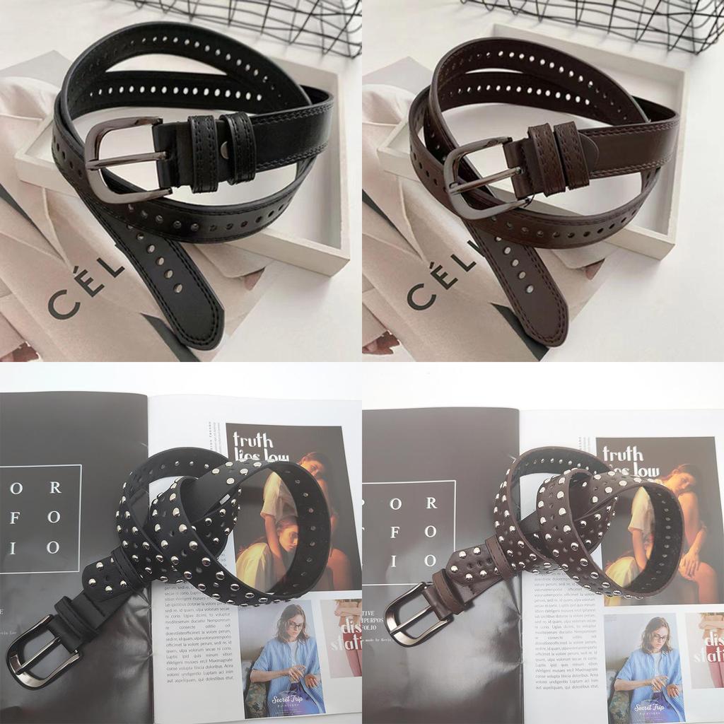 Belt Stylish Wide For Women Trendy Korean Vintage Pu Fashion Accessory For Pants