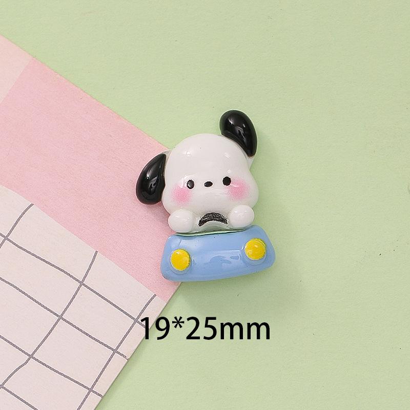10 Pcs New Kawaii Cartoon Cute Moon Dog Series Resin Scrapbook Diy Jewelry Party Children Gift Hairpin Accessories A24