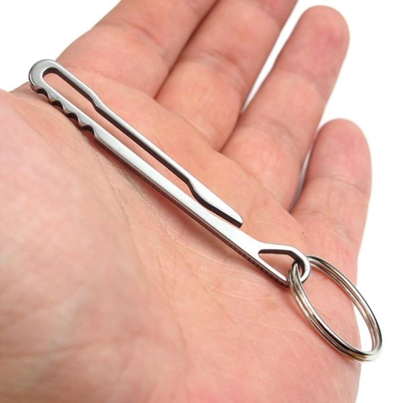 Брелок из нержавеющей стали с зажимом для кармана — фото 4