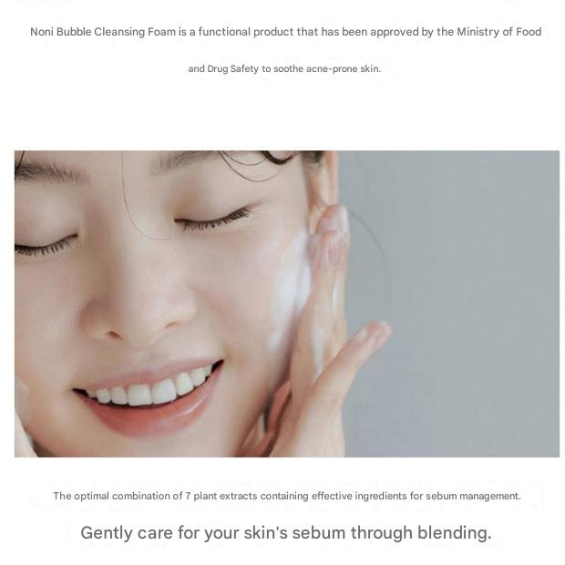 Celimax The Real Noni Acne Bubble Foam Cleansing 155ml  (3 Options)