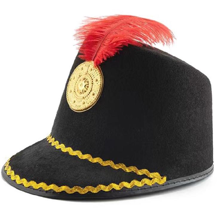 Show Men Honor Guard Hat for Wedding Party Elegant Soldier Photoshoots Hat