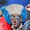 3-Piece Tricolor Fans Gear Set - Red White & Blue Wig, Scarf, And Glasses For Sports Events, Themed Parties, And Cosplay Costume