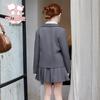 Fuluomi Girls' Academy Style JK Uniform Blazer & Pleated Skirt Set