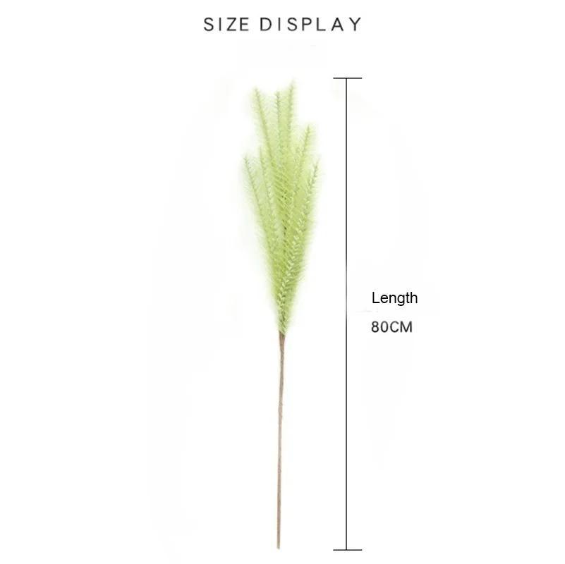 1Pcs Colorful Malt Grass Artificial Flower Home Furnishing Decorating Dog Tail Christmas Festival Arrangement Wedding Decoration
