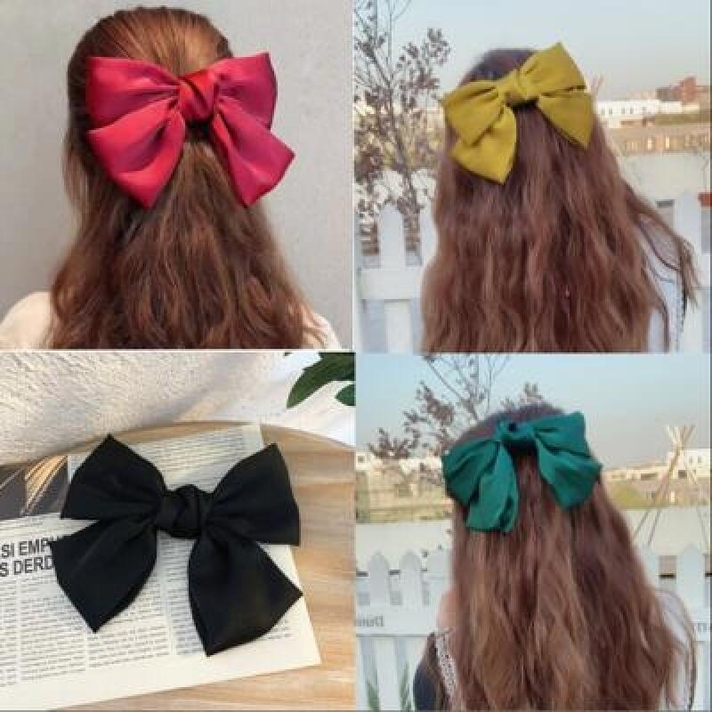 Are Women s Butterfly Ribbon Hair Clip Hairpin black