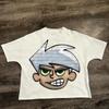 Chic American Anime Cartoon Street Hiphop Cotton Unisexs Summer Fashion Loose Graphic T Shirts Streetwear Harajuku Unisex Top