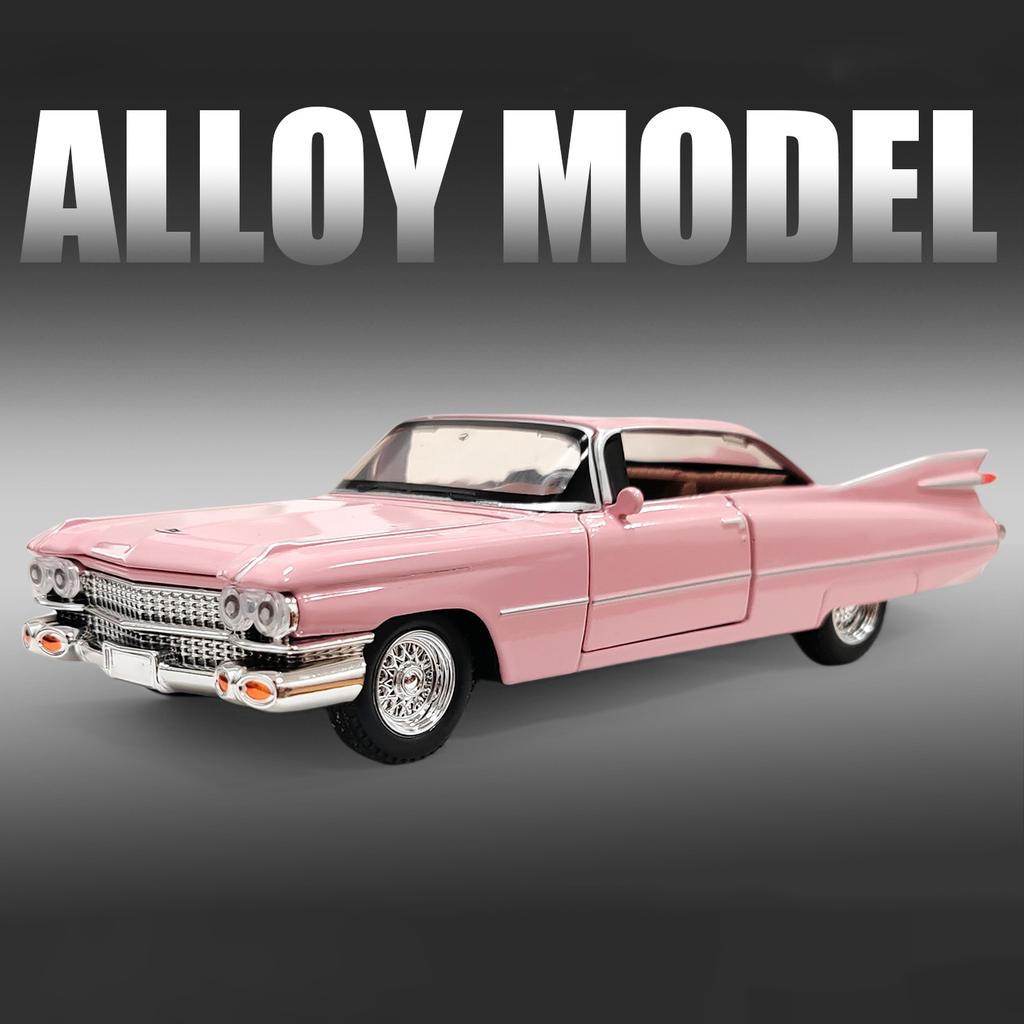 1/32 Cadillac Eldorado Biarritz Alloy Model Car Toy Diecasts Metal Casting Sound and Light Car Toys for Children Vehicle