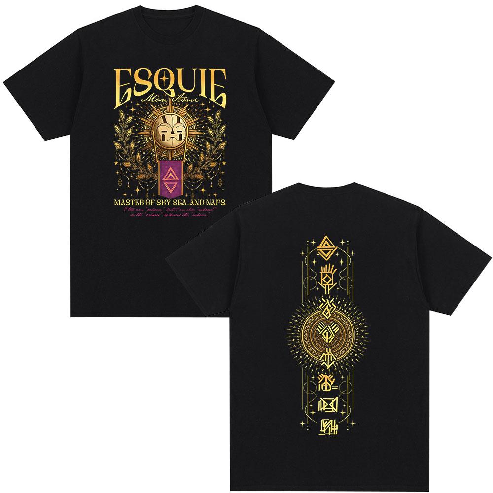 

2026 Esquie Game Clair Obscur Adventure 33 Men and Women Clothing Fashion Cotton Casual Tshirt 2XL
