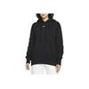 Womens Phoenix Fleece Oversized Pullover Hoodie Black/Sail Women Streetwear DQ5860-010