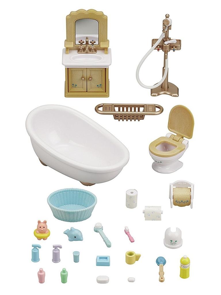 Sylvanian Families - 5286 - Bathroom In Country House Style.