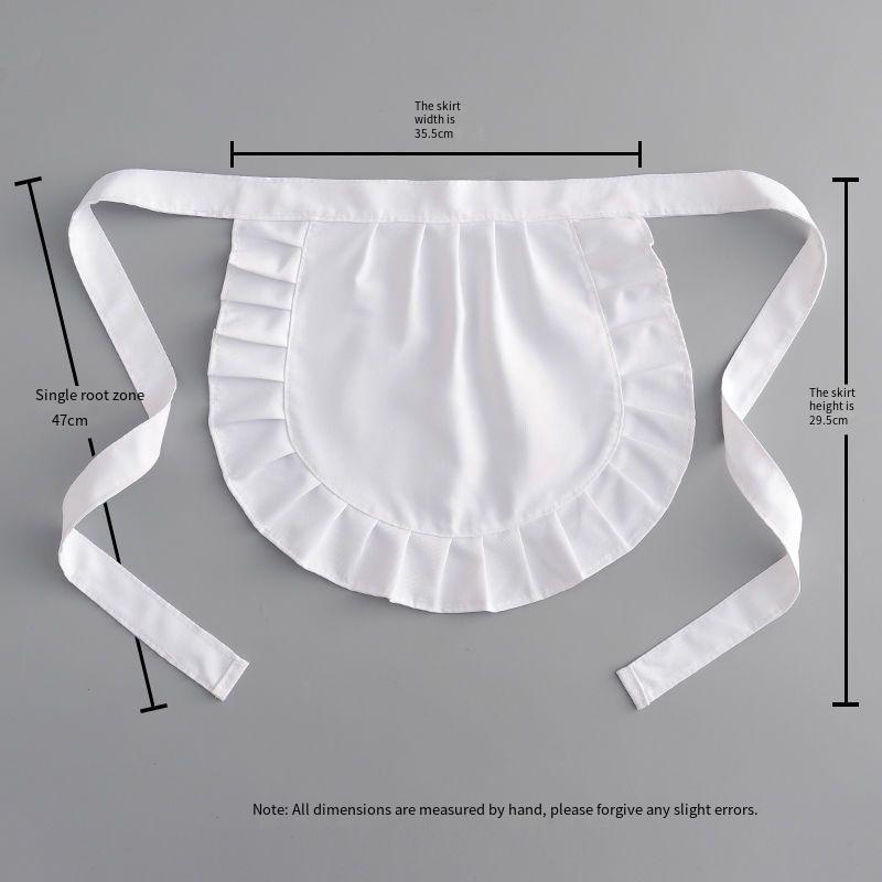 Krótkie Fartuszki Urocze Domowe Kuchenne Gotowanie Pieczenie Jednolity Fartuszek Urocza Pokojówka Lolita Dekoracja Cosplay Kreatywny Fartuch Ins