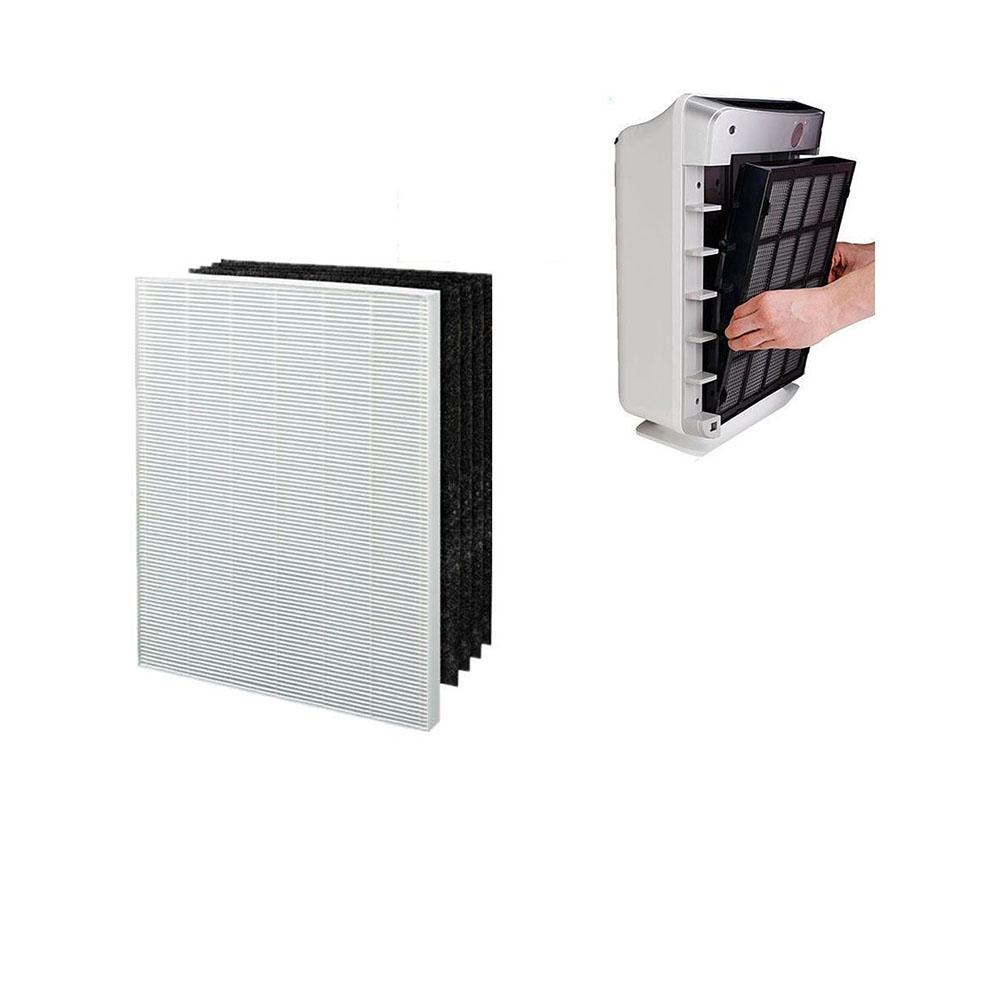 Air Filter Element Set for HEPA Air Filter Screen+ 4 Replacement Activated Carbon Filters Winix 115115