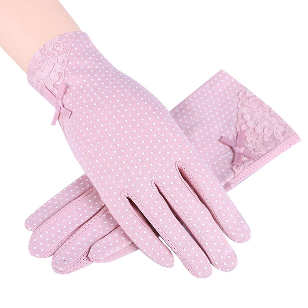 Touch Screen Summer Sunscreen Gloves UV Protection Anti-UV Mittens Cycling Driving Gloves Running