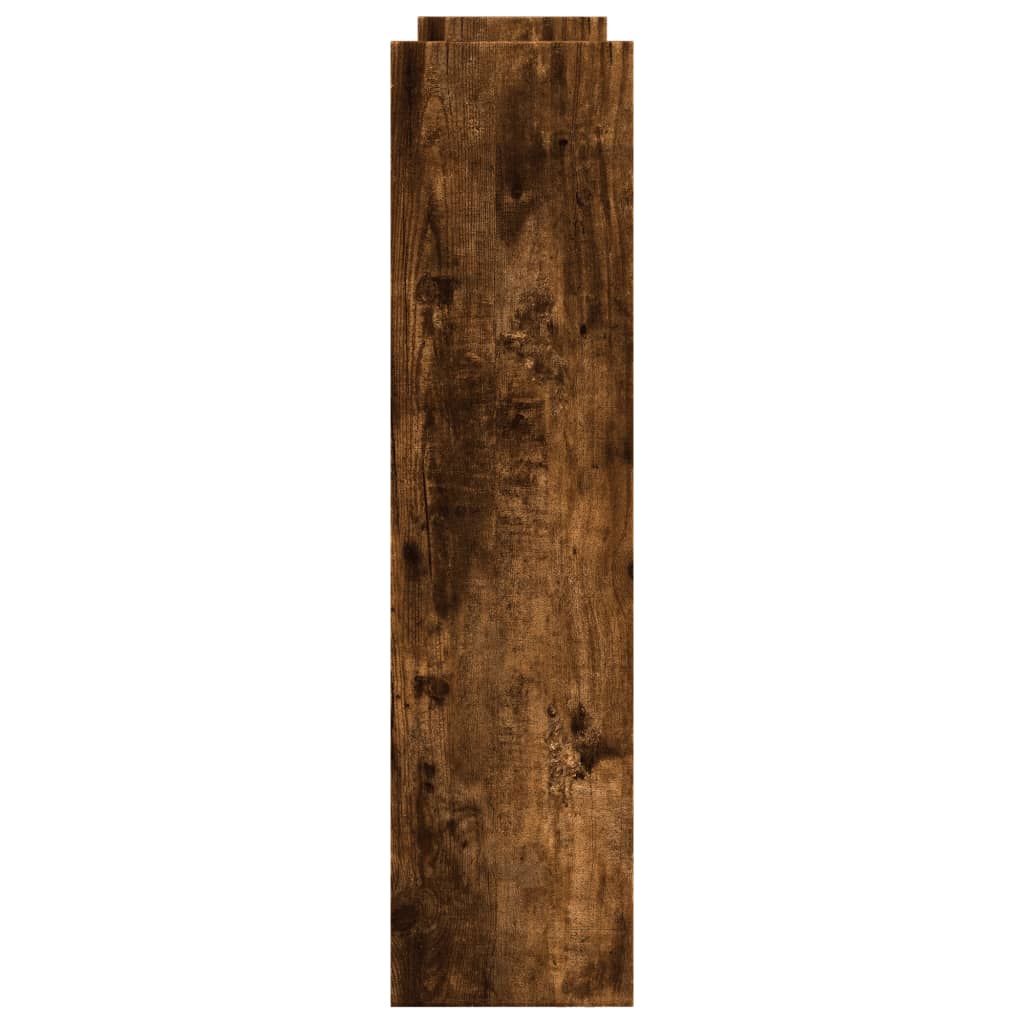 Schmaler Aufbewahrungswagen mit 4 Ebenen, schmaler Eckschrank, Badezimmerregal, Beistelltisch neben dem Sofa, 60 x 20 x 82 cm