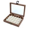 Large Capacity Walnut Jewelry Storage and Display Box