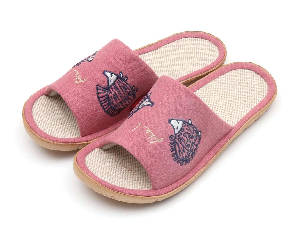Lisa Larson Hedgehog Room Lisa Larson Room Size [LISA LARSON] Sandals/Slippers [Cute Shoes] (Pink, M)