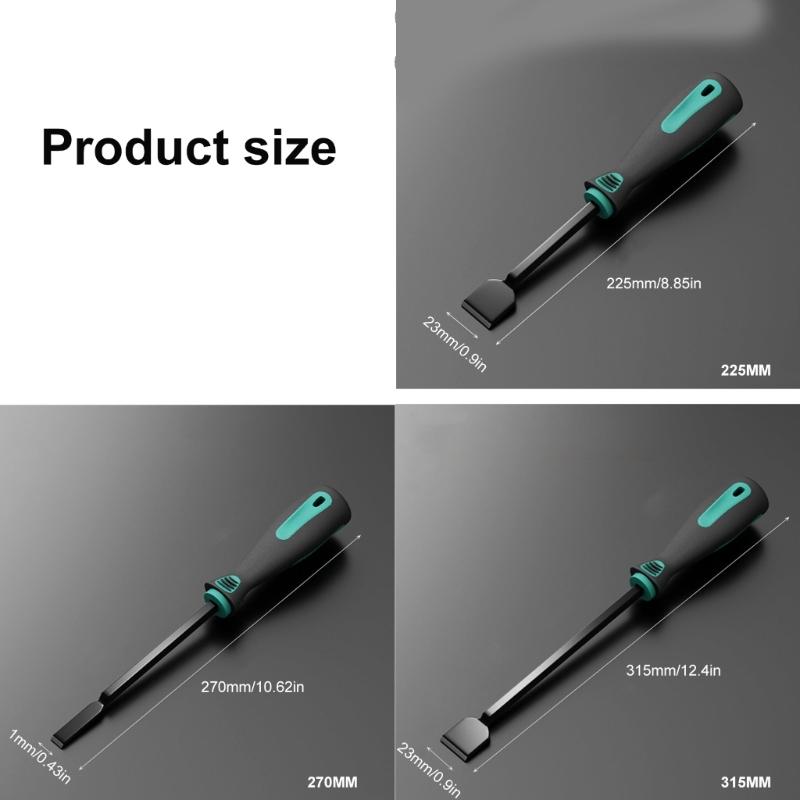 Automotive Scrapers Green Comfort Handle Professional Car Maintenance Tool for Removing Gaskets,Rust, Paint