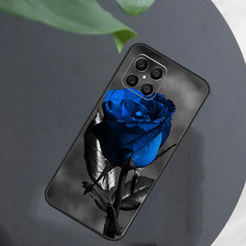 Blue Rose Art For Honor Magic 5 6 7 8 Pro Case For Honor 400 200 50 70 Lite X8c X8b X9a X9b X9c X9d Win RT