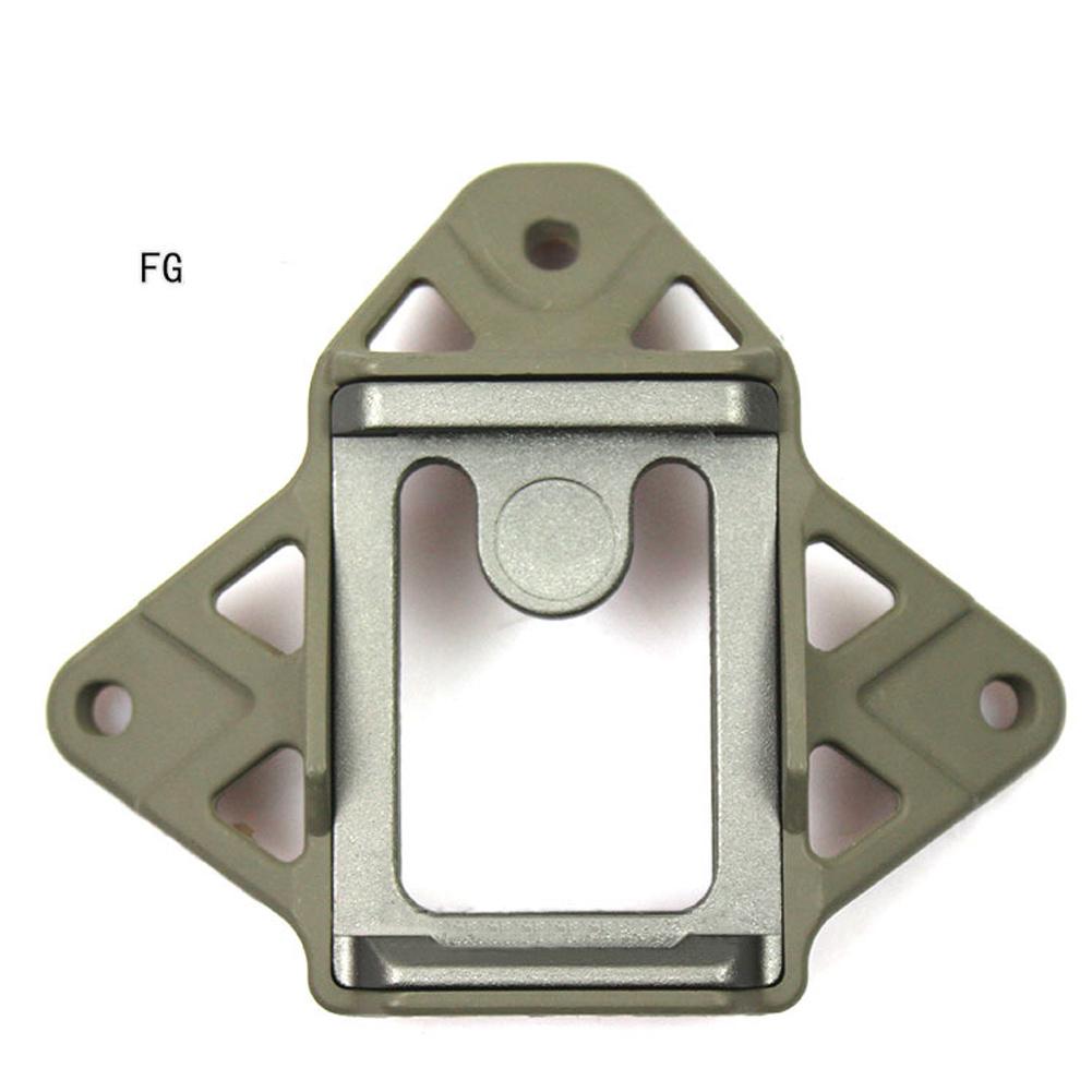 Outdoor Helmet Shield 3 Hole NVG Installation ABS+metal Adapter For Cosplay Outdoor Training Helmet Adapter