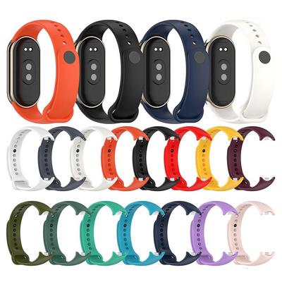 Silicone Wrist Strap For Xiaomi Mi Band 9/8 NFC Smart Bracelet Wristband
