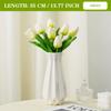 3PCS Artificial Tulip Bouquet Real Touch Long Stem Flowers for Wedding Garden Decor Home Vase Centerpiece Mother's Day Gift